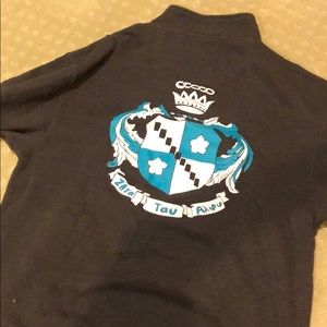 Zeta Tau Alpha quarter zip sweatshirt Medium
